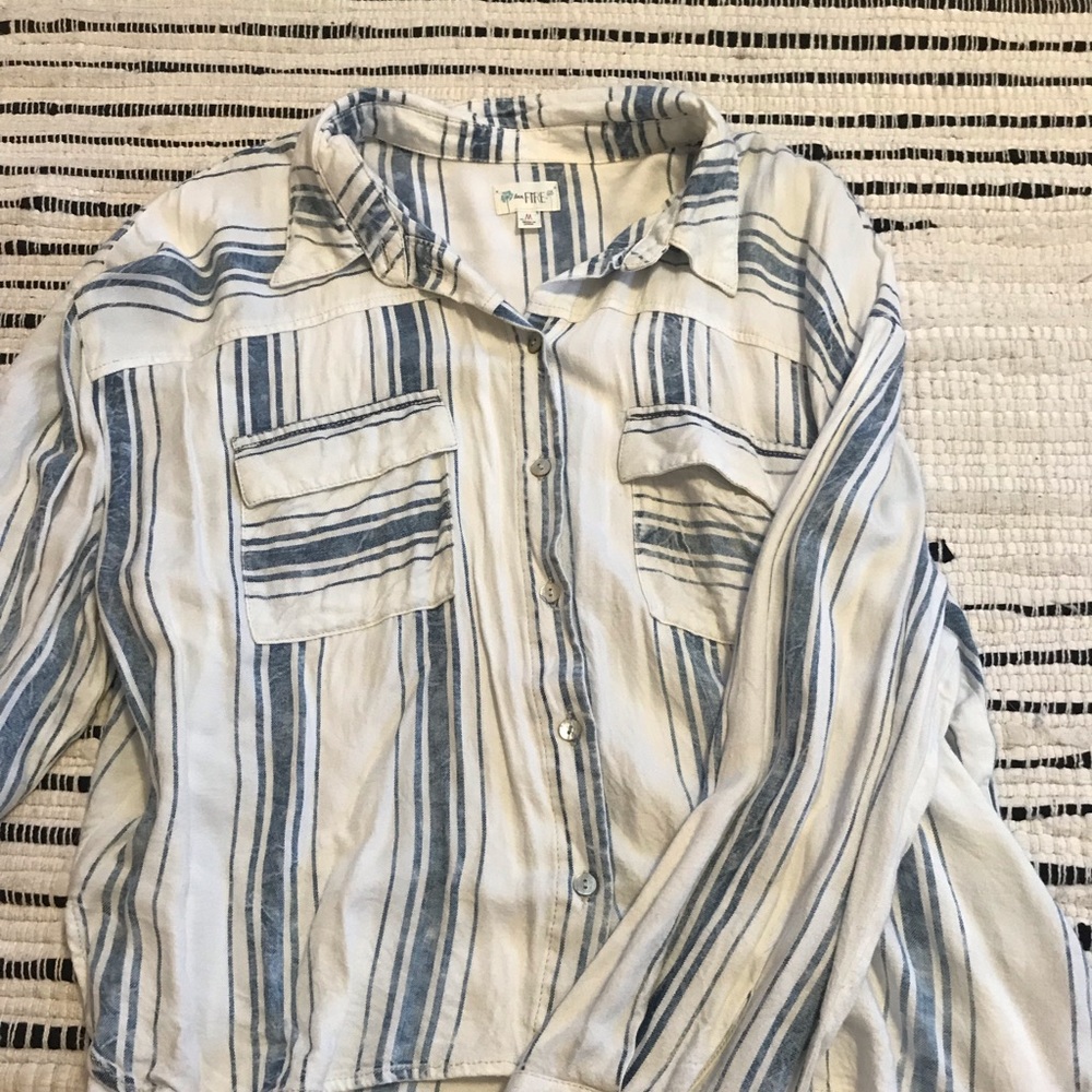 Button Down Striped Shirt